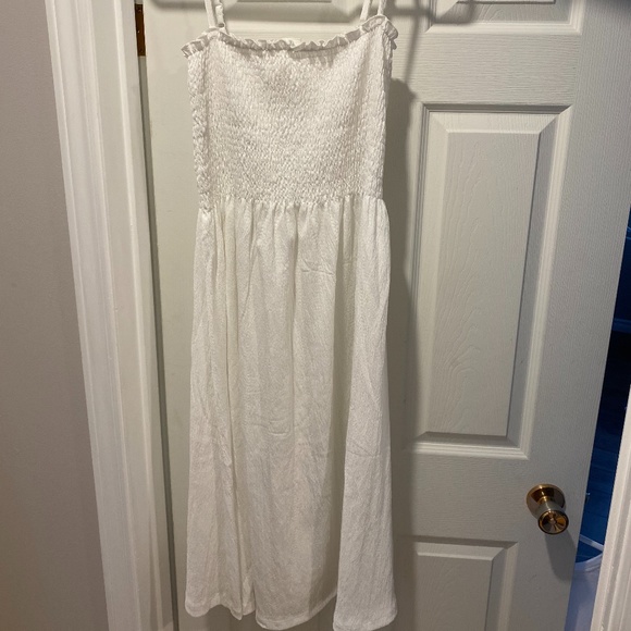H&M Shirred Midi Dress - Picture 1 of 2